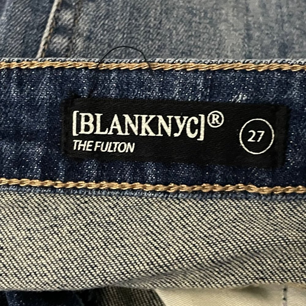 Blank NYC Shorts The Fulton Distressed Raw Hem Size 27 - Picture 8 of 9